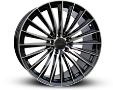 Диски 226 Black Machined Face (BMF) 5x112 ET-45 Ширина-9.5 Диаметр-20 Центр-66.6