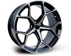 Диски 334 Black Machine Face (BMF) 5x112 ET-30 Ширина-9.0 Диаметр-20 Центр-66.5