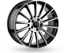 Диски 466 MERC  Black Machined Face (BMF) 5x112 ET-45 Ширина-9.5 Диаметр-20 Центр-66.6