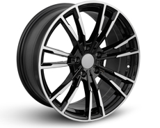 Диски 543 BMW  Black Machine Face BMF 5x120 ET-40 Ширина-9.5 Диаметр-19 Центр-66.6
