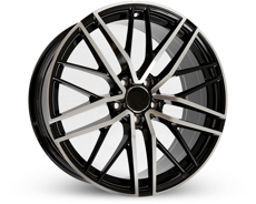 Диски 564 MERC (Front + Rear only) Black Machined Face BMF 5x112 ET-45 Ширина-9.5 Диаметр-19 Центр-66.6