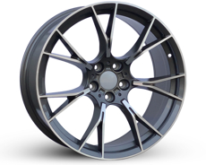 Диски 801 BMW Gunmetal Machined Face GMF 5x120 ET-35 Ширина-8.5 Диаметр-20 Центр-72.6