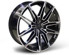 Диски 871 BMW BLACK MACHINE LIP 5x112 ET-37 Ширина-9.0 Диаметр-19 Центр-66.6
