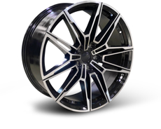 Диски 871 BMW (rear+front only) Black Machined Face (BMF) 5x120 ET-35 Ширина-8.5 Диаметр-20 Центр-72.6