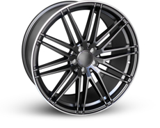 Диски 873 MERC (rear+front only) Satin Black Machined Lip SBM/LIP 5x112 ET-35 Ширина-8.5 Диаметр-20 Центр-66.6