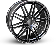 Диски 873 MERC (rear+front only) Satin Black Machined Lip SBM/LIP 5x112 ET-40 Ширина-8.5 Диаметр-20 Центр-66.6