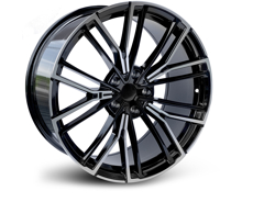 Диски 881 BMW Black Machined Face (BMF) 5x120 ET-35 Ширина-8.5 Диаметр-20 Центр-72.6