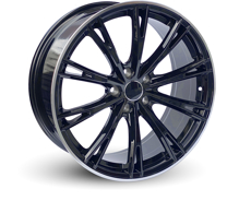 Диски ABT 533 AUDI Black Machined Lip  5x112 ET-42 Ширина-8.5 Диаметр-19 Центр-66.5