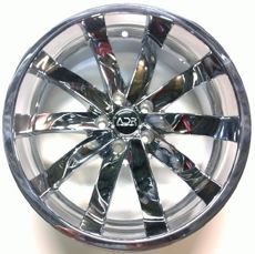 Диски ADR-54 Chrome 5x120 ET-13 Ширина-8.5 Диаметр-20 Центр-74.0