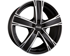 Диски Advanti Racing RACCOON (ADV14) (MAX LOAD:1000KG) Matt Black Polished 5x112 ET-45 Ширина-8.0 Диаметр-18 Центр-66.6