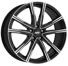 Диски AEZ Montreal (Max Load 760 kg) Made in Germany Dark Black/polished 5x112 ET-48 Ширина-7.5 Диаметр-18 Центр-70.1