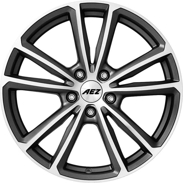 Диски AEZ Tioga (Max Load 760 kg) Made in Germany Graphite Matt Polished 5x112 ET-36 Ширина-7.5 Диаметр-17 Центр-66.6