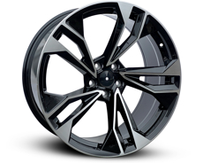 Диски  AH2003 (A028) Black Machined Face (BMF) 5x112 ET-30 Ширина-9.0 Диаметр-20 Центр-66.5