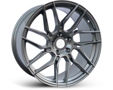 Диски AMS-7 (7101) Rear + Front Only Gloss Gunmetal 5x120 ET-38 Ширина-8.5 Диаметр-20 Центр-72.6