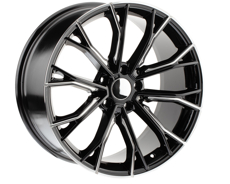 Диски B012R Black polished edge milling spoke 5x120 ET-35 Ширина-8.5 Диаметр-20 Центр-72.56