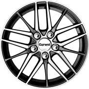 Диски Carwel Lacha Black polished 5x114.3 ET-45 Ширина-6.5 Диаметр-16 Центр-67.1