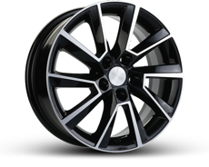 Диски Carwel Saturn Black Polished 5x100 ET-38 Ширина-6.0 Диаметр-15 Центр-57.1