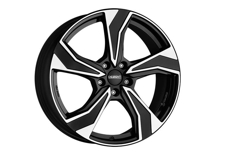 Диски Dezent KB (Max Load 690 kg) Made in Germany Dark Black/polished 5x112 ET-43 Ширина-6.5 Диаметр-16 Центр-57.1