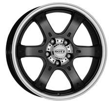 Диски DOTZ Crunch Black polished (SWHP) 5x114.3 ET-20 Ширина-8.0 Диаметр-17 Центр-71.6