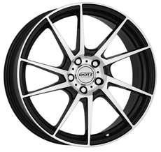 Диски Dotz Kendo (Max Load 625 kg)  Black polished 4x108 ET-25 Ширина-7.0 Диаметр-17 Центр-65.1