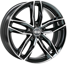 Диски ELITE WHEELS EW04-MUST (MAX LOAD:680KG) SPHERIC Black polished Elite coating 5x112 ET-21 Ширина-9.0 Диаметр-20 Центр-66.45