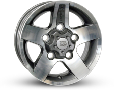 Диски HOVE23LR54 WSP Italy ANTHRACITE POLISHED 5x165 ET-25 Ширина-8.0 Диаметр-16 Центр-114.0