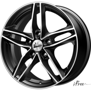 Диски iFree Mosc BLACK FRONT POLISH  5x112 ET-38 Ширина-6.5 Диаметр-16 Центр-66.6