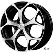 Диски iFree Tortuga Black-Jack 5x114.3 ET-45 Ширина-7.0 Диаметр-17 Центр-67.1