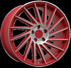 Диски Keskin Tuning KT17 (max load:690kg) MATT RED FRONT POLISH 5x112 ET-45 Ширина-8.5 Диаметр-19 Центр-72.6