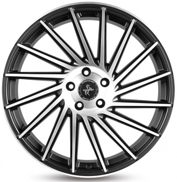 Диски Keskin Tuning KT17 (max load:950kg) MATT BLACK FRONT POLISH 5x112 ET-40 Ширина-9.0 Диаметр-20 Центр-66.5