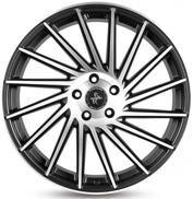 Диски Keskin Tuning KT17 (max load:950kg) MATT BLACK FRONT POLISH 5x112 ET-40 Ширина-9.0 Диаметр-20 Центр-66.5