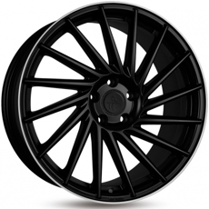 Диски Keskin Tuning KT17S (max load:690kg) MATT BLACK LIP POLISH 5x112 ET-50 Ширина-7.5 Диаметр-17 Центр-66.6