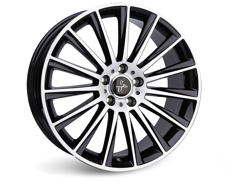 Диски Keskin Tuning KT18 (max load: 980kg) BLACK FRONT POLISH 5x130 ET-58 Ширина-10.0 Диаметр-22 Центр-84.1