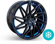 Диски  Keskin Tuning KT20 (max load: 690kg) BLACK BLUE INSIDE 5x112 ET-45 Ширина-8.5 Диаметр-19 Центр-72.6