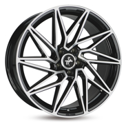 Диски  Keskin Tuning KT20 (max load: 690kg) BLACK FRONT POLISH 5x108 ET-45 Ширина-8.0 Диаметр-18 Центр-72.6