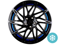 Диски  Keskin Tuning KT20 (max load: 690kg) Black Painted Blue Inside 5x112 ET-45 Ширина-8.0 Диаметр-18 Центр-72.6