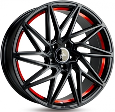 Диски Keskin Tuning KT20 (max load: 690kg) MATT BLACK RED INSIDE 5x108 ET-45 Ширина-8.5 Диаметр-19 Центр-72.6