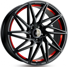 Диски  Keskin Tuning KT20 (max load: 690kg) MATT BLACK RED INSIDE 5x112 ET-30 Ширина-8.5 Диаметр-19 Центр-72.6