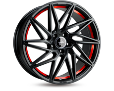 Диски Keskin Tuning KT20 (max load:790kg) BLACK PAINTED RED INSIDE 5x112 ET-45 Ширина-8.5 Диаметр-20 Центр-72.6
