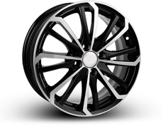 Диски Kik Rim Black Polished 4x108 ET-18 Ширина-6.0 Диаметр-15 Центр-65.1