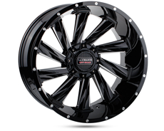 Диски La Chanti LC-OF10 Gloss Black Milled Spokes (ONLY PRE-ORDER) 5x127 ET--44 Ширина-12.0 Диаметр-22 Центр-87.1
