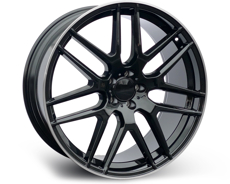 Диски M050 (MH080) Black Polished Lip 5x112 ET-45 Ширина-10.0 Диаметр-22 Центр-66.6