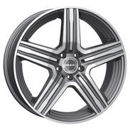 Диски MAK Lewis-D (Max Load 1050 kg) Made in Italy Gun Met-Mirror Face 5x112 ET-43 Ширина-9.5 Диаметр-20 Центр-66.6
