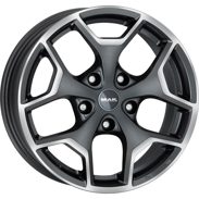 Диски MAK Liberty (Max Load 740 kg) Gun Met-Mirror Face 5x127 ET-44 Ширина-7.5 Диаметр-17 Центр-71.6