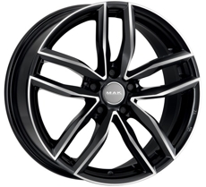 Диски MAK Sarthe (Max Load 725 kg) Made in Italy  Black Mirror 5x112 ET-39 Ширина-8.0 Диаметр-18 Центр-66.6
