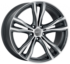 Диски MAK X-Mode BMW Original Gun Met Mirror 5x112 ET-38 Ширина-11.5 Диаметр-21 Центр-66.6