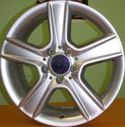 Диски Mercedes Original 2 vnt. (Priekis) Silver 5x112 ET-47 Ширина-7.5 Диаметр-17 Центр-66.6