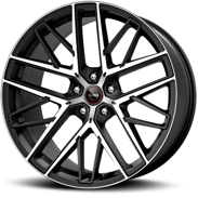 Диски MOMO RFX-01 (Max Load 900 kg) Matt Black Polished 5x112 ET-25 Ширина-9.5 Диаметр-21 Центр-66.6