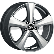 Диски MSW 19 Full Silver 5x108 ET-45 Ширина-7.0 Диаметр-16 Центр-65.1