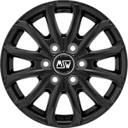 Диски MSW 48 Van (Max Load 1350 kg) Made in Italy Matt Black 6x125 ET-68 Ширина-6.5 Диаметр-16 Центр-74.1